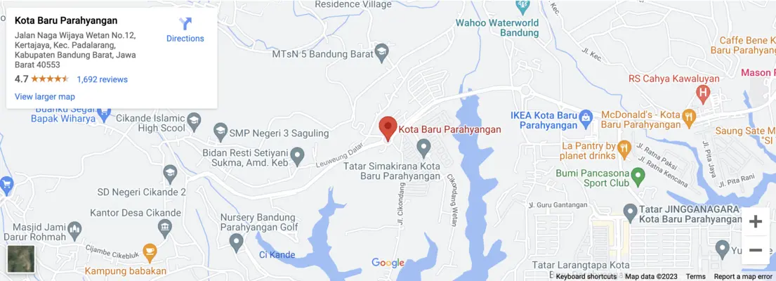 kota-baru-parahyangan-map